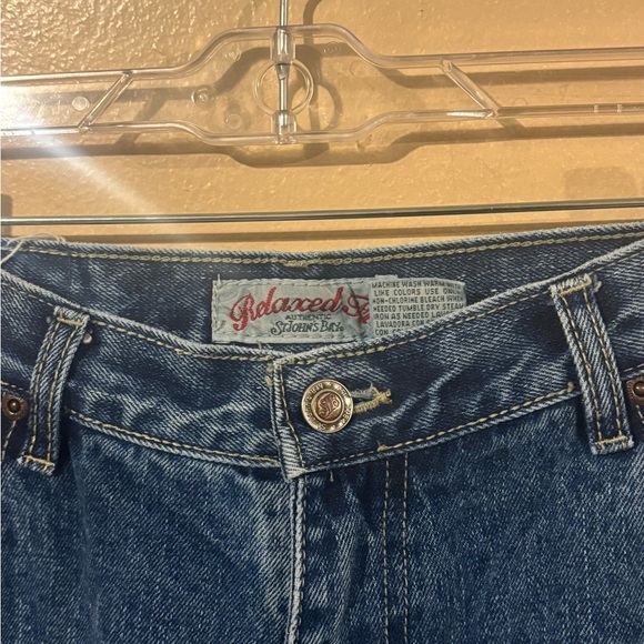 St. John's Bay Relaxed Indigo relaxed fit high rise  Jeans Classic Fit 2… - Picture 7 of 10